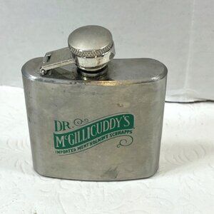 VTG Dr. McGillicuddy's 2.5oz Flask Breast Pocket Stainless Steel 2.75"x3.25"